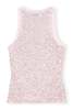 Ganni 3D Sequins Top - Mauve/Chalk - Thumbnail 6