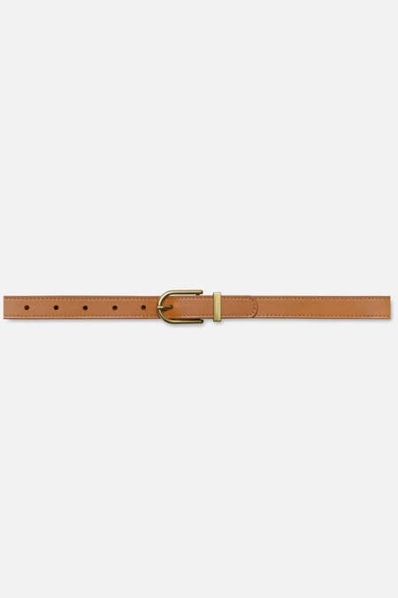 FRAME Denim Le Circle Belt - Whiskey | Garmentory display picture 3