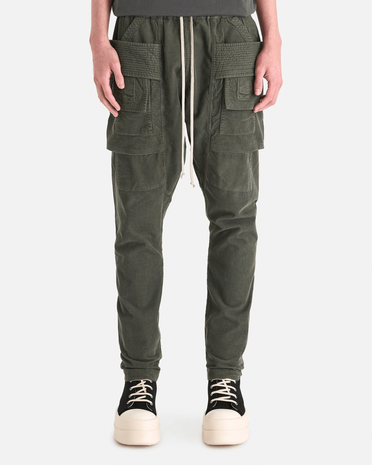 Rick Owens Creatch Cargo Drawstring - Hustler Blue | Garmentory