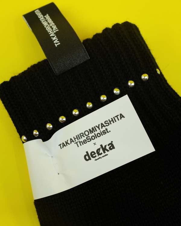 TAKAHIROMIYASHITA The Soloist. Delta Fingerless Gloves - Black