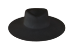 Clyde Angora Dai hat - Black - Thumbnail 1