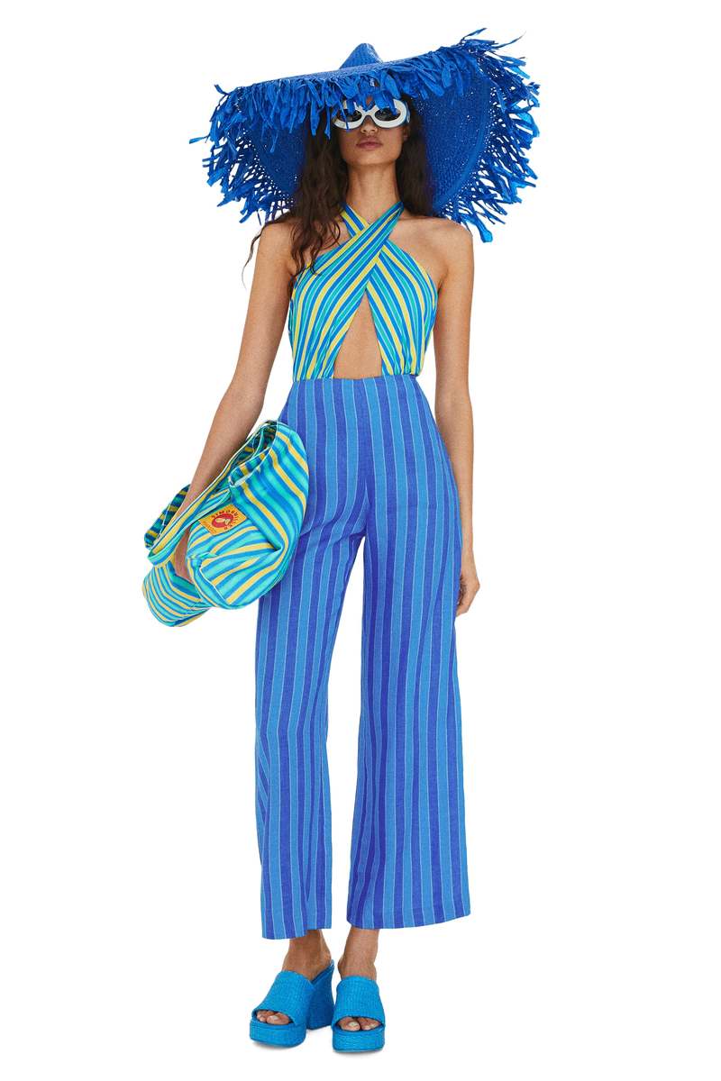 Simon Miller x Mango Mon Swimsuit - Multi Stripe | Garmentory