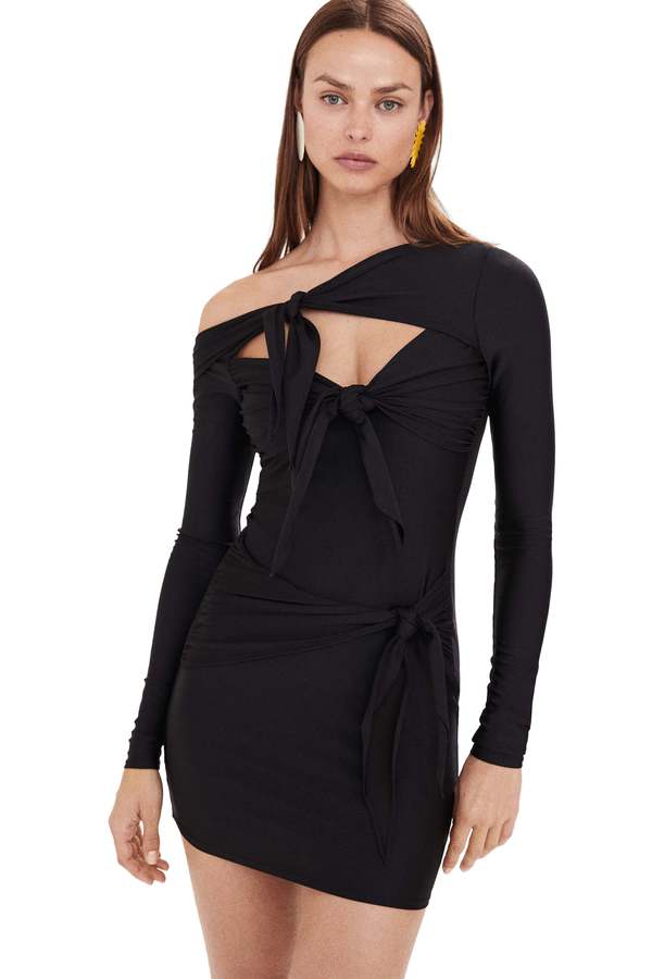 Simon Miller X Mango Reef Dress - Black | Garmentory