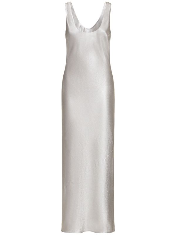 knee length dresses for ladies Silver Visions Of You Midi Dress