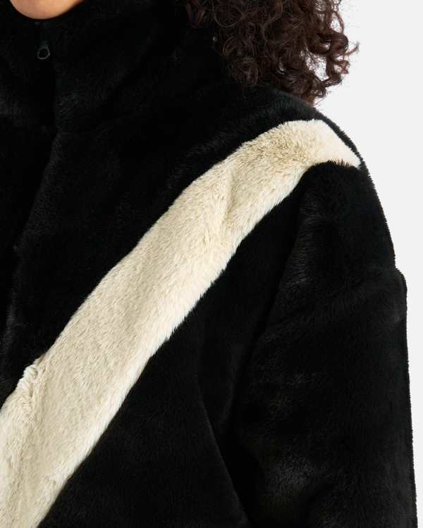 asos nike faux fur jacket