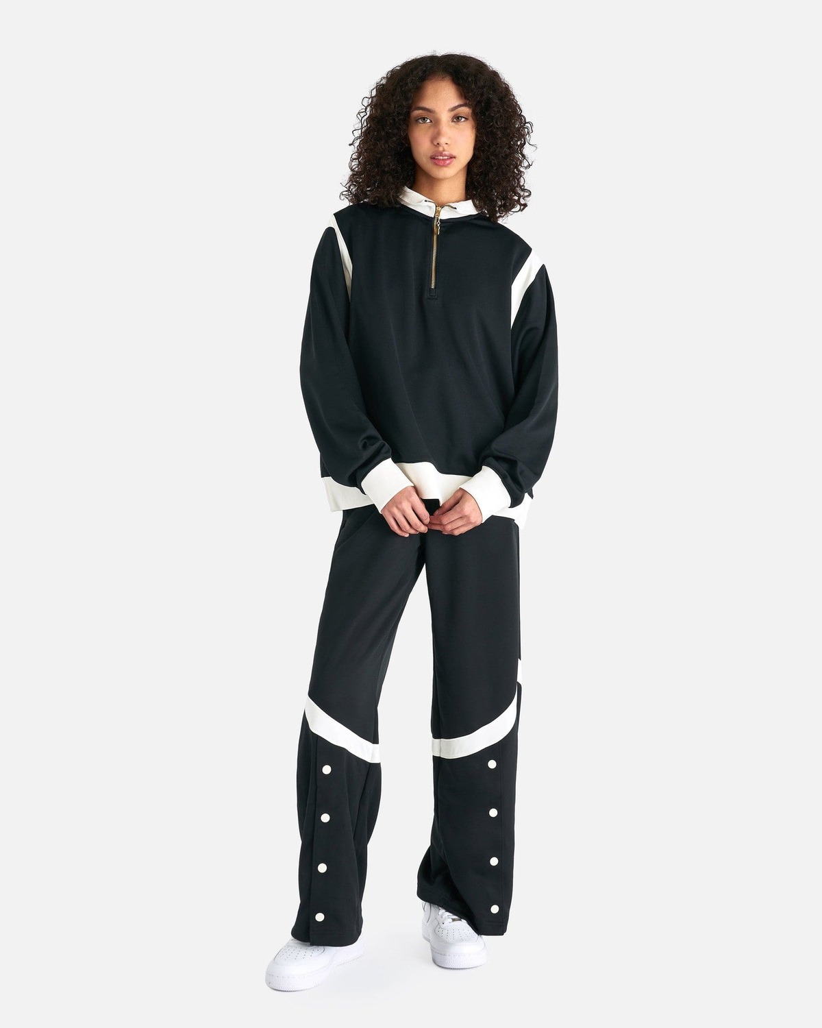 Jordan (Her)itage Suit Pants - Black/Sail | Garmentory