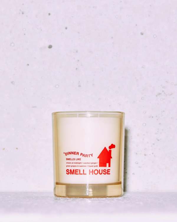 smell house dinner party big candle