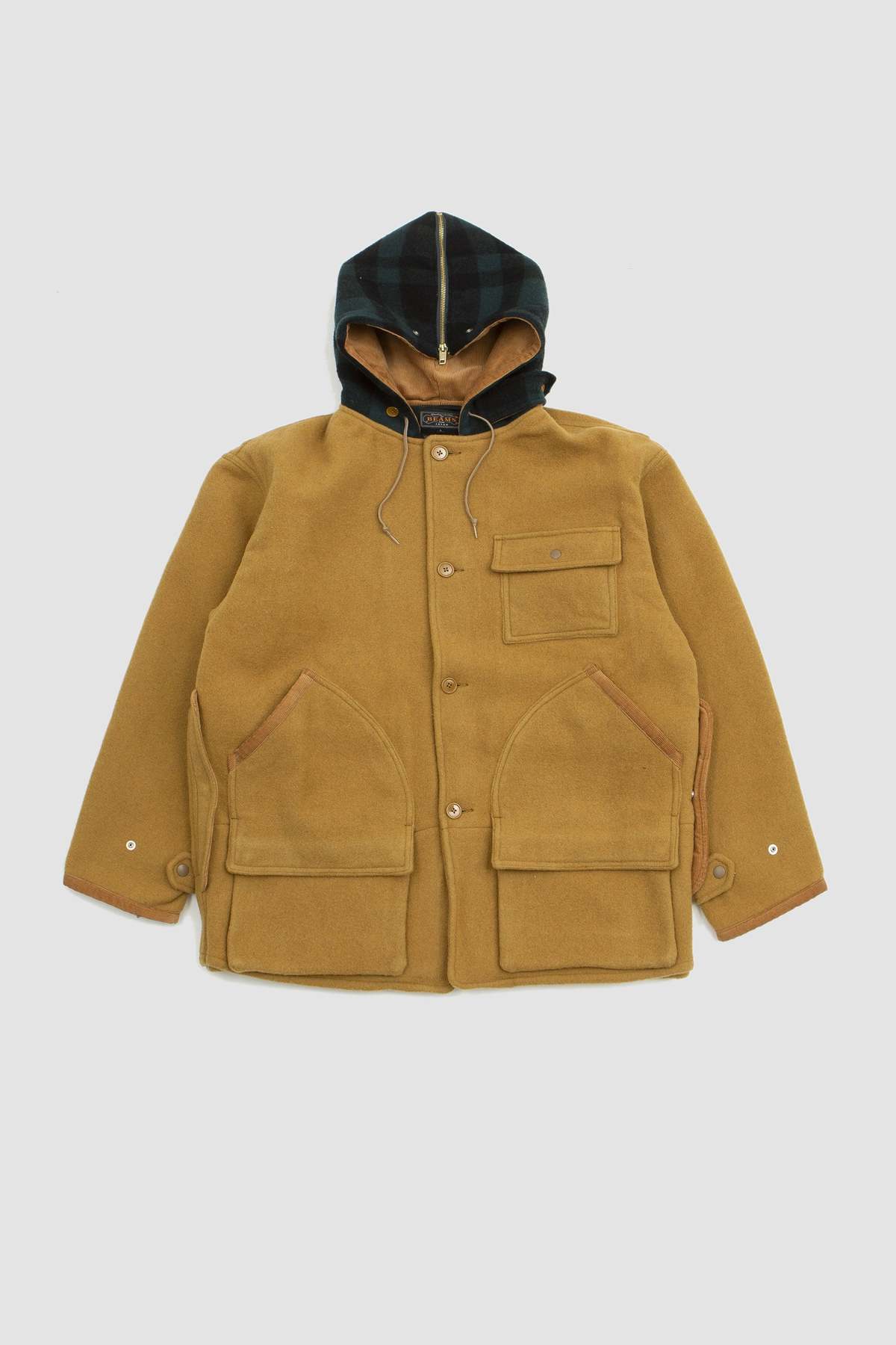 Beams Plus Heavy Melton Hunting Parka Camel Garmentory