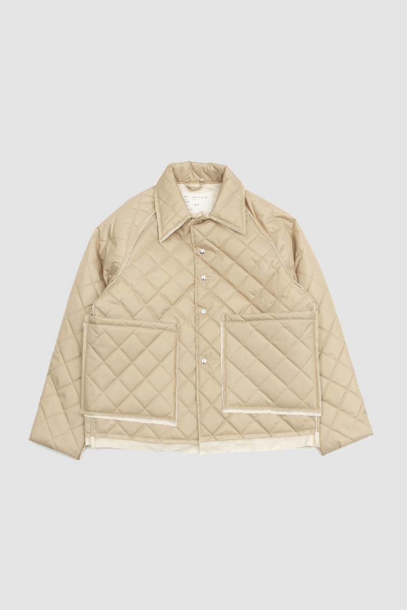 Camiel Fortgens Padded Coach Jacket - Sand | Garmentory