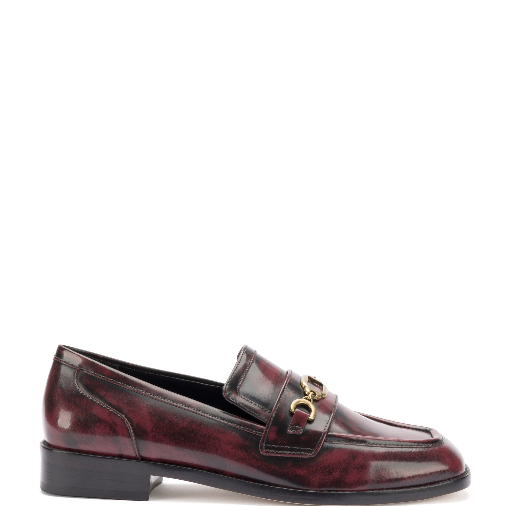 LARROUDÉ PATRICIA LOAFERS, wine, size 8 LARROUDE Patricia Loafer - Brushoff Wine Leather | Garmentory main image 2