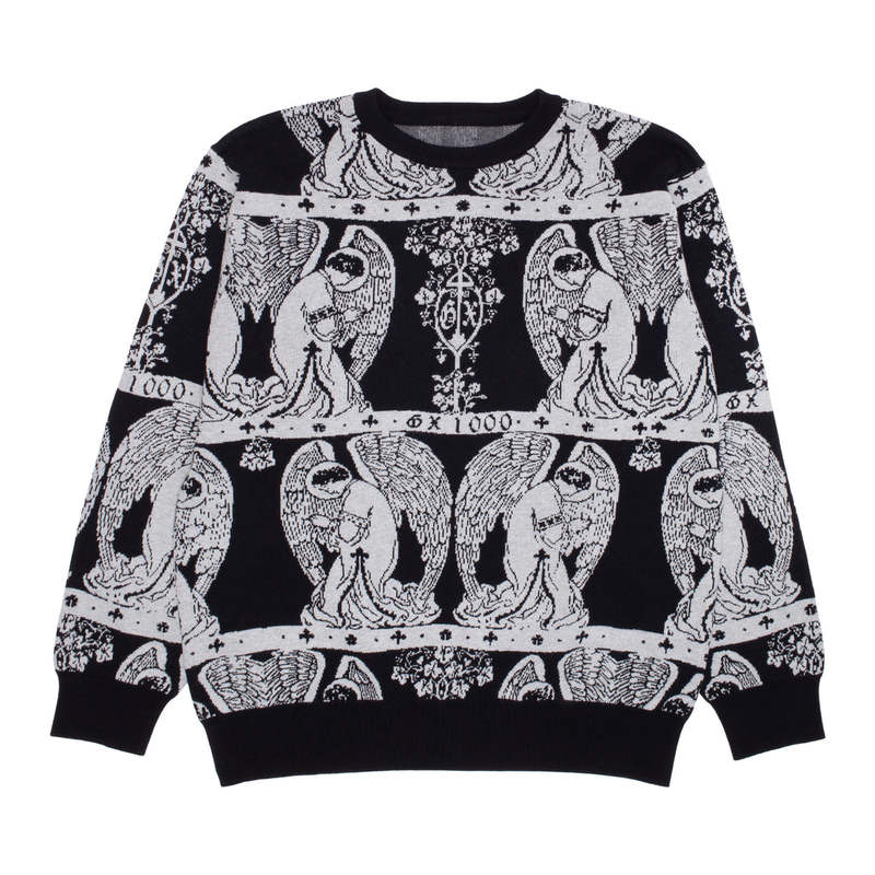 GX1000 Jacquard Crewneck - Grey | Garmentory