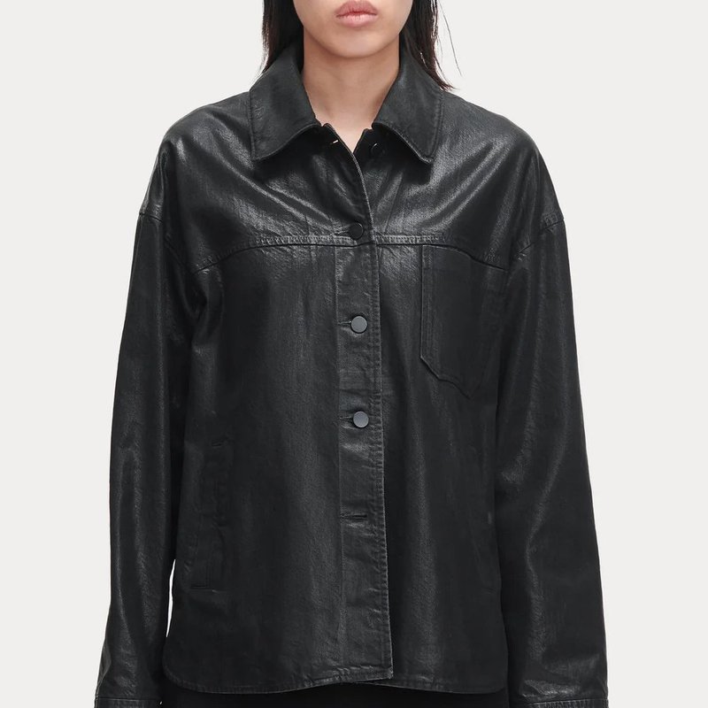 Rachel Comey Duras Jacket Coated Salinas Denim - Black Rachel Comey Duras Jacket Coated Salinas Denim - Black