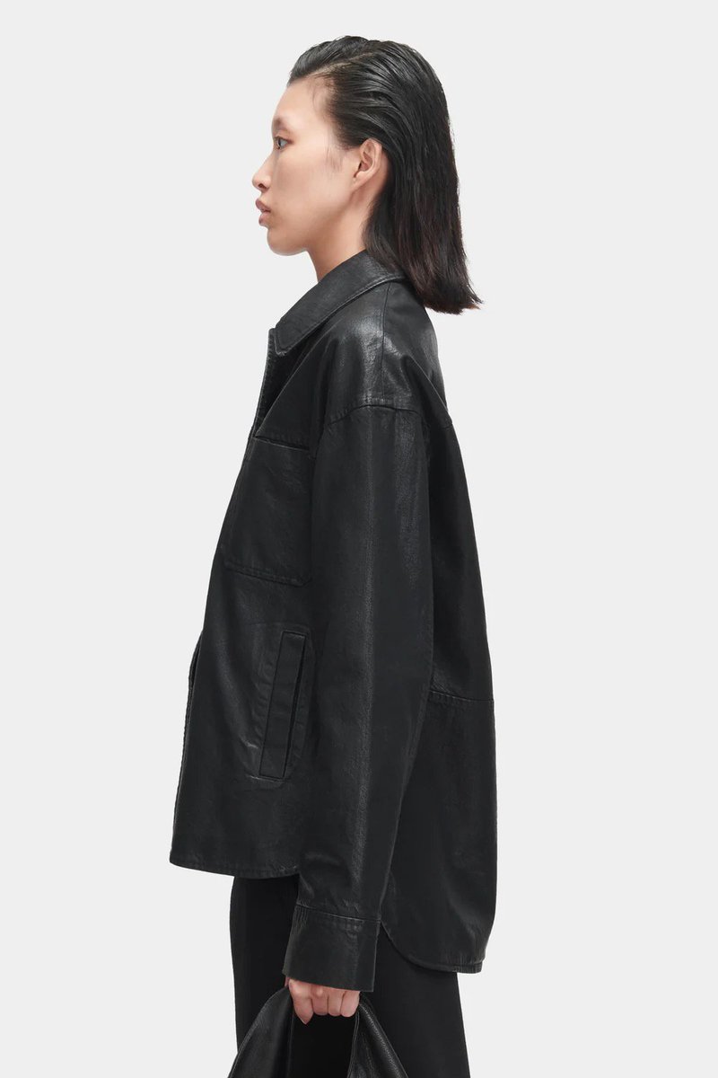 Rachel Comey Duras Jacket Coated Salinas Denim - Black Rachel Comey Duras Jacket Coated Salinas Denim - Black