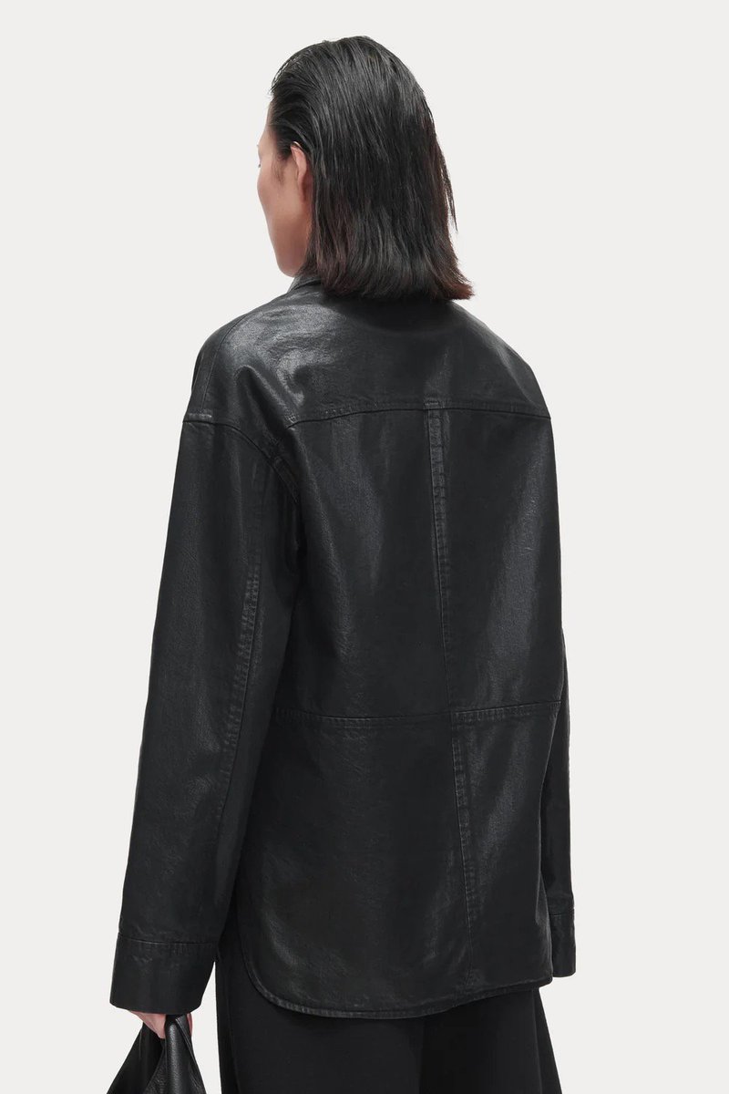 Rachel Comey Duras Jacket Coated Salinas Denim - Black Rachel Comey Duras Jacket Coated Salinas Denim - Black
