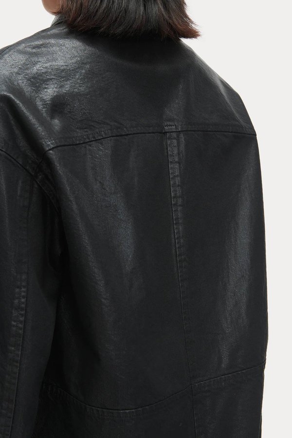 Rachel Comey Duras Jacket Coated Salinas Denim - Black Rachel Comey Duras Jacket Coated Salinas Denim - Black