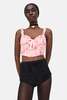 For Love & Lemons Skye Bustier Top - Pink - Thumbnail 1
