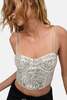 For Love & Lemons Tia Top - Silver - Thumbnail 1