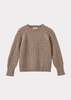 Caramel Aran Jumper - Charcoal - Thumbnail 1
