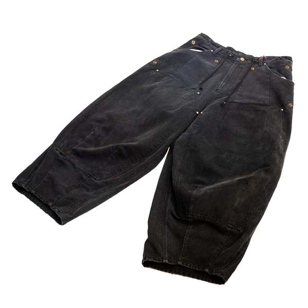 Needles Apron 16oz Cotton Canvas H.D. Pant - Black | Garmentory