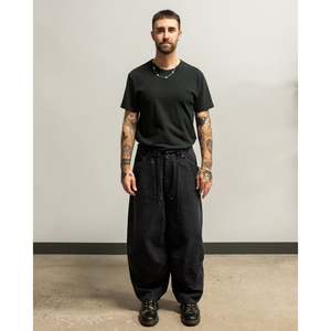 Needles Apron 16oz Cotton Canvas H.D. Pant - Black | Garmentory
