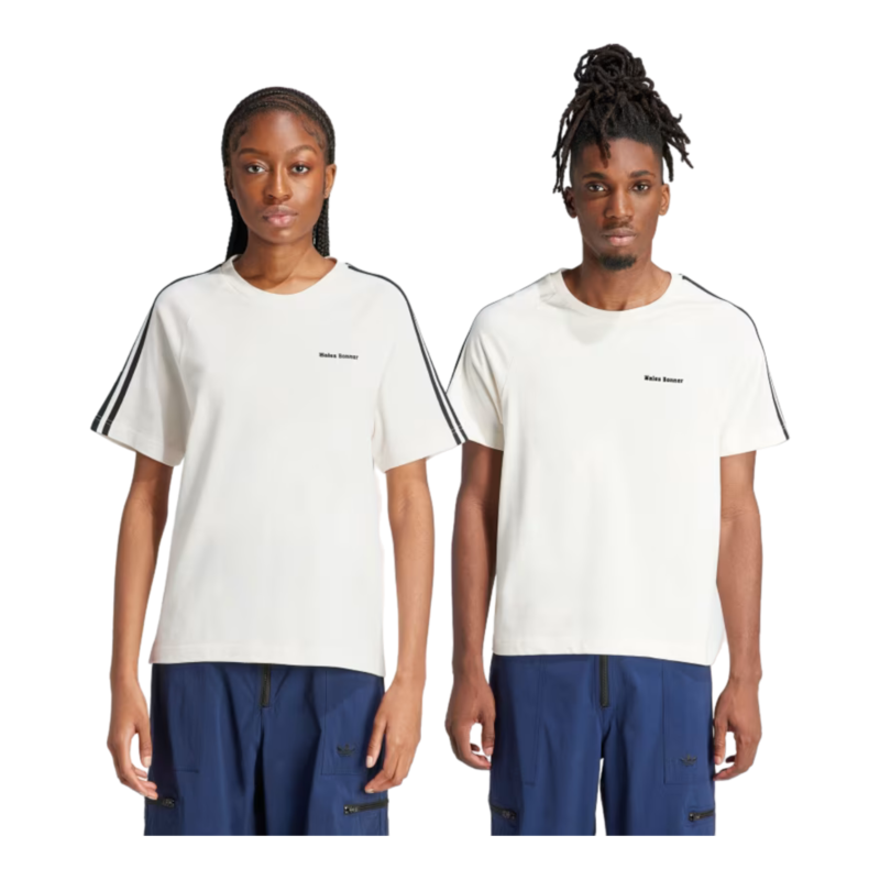 Tシャツ・カットソー ADIDAS X WALES BONNER | STATEMENT GRAPHIC T-SHIRT CHALKWHITE adidas x Wales Bonner Statement Graphic Tee - Chalk White