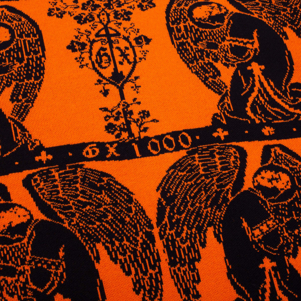 GX1000 Jacquard Crewneck - Orange | Garmentory