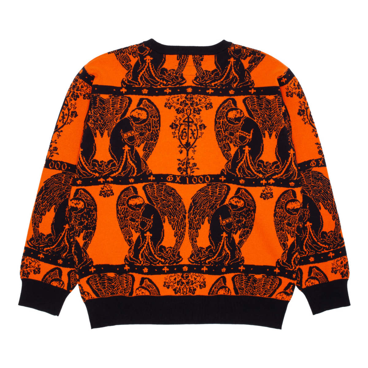 GX1000 Jacquard Crewneck - Orange | Garmentory