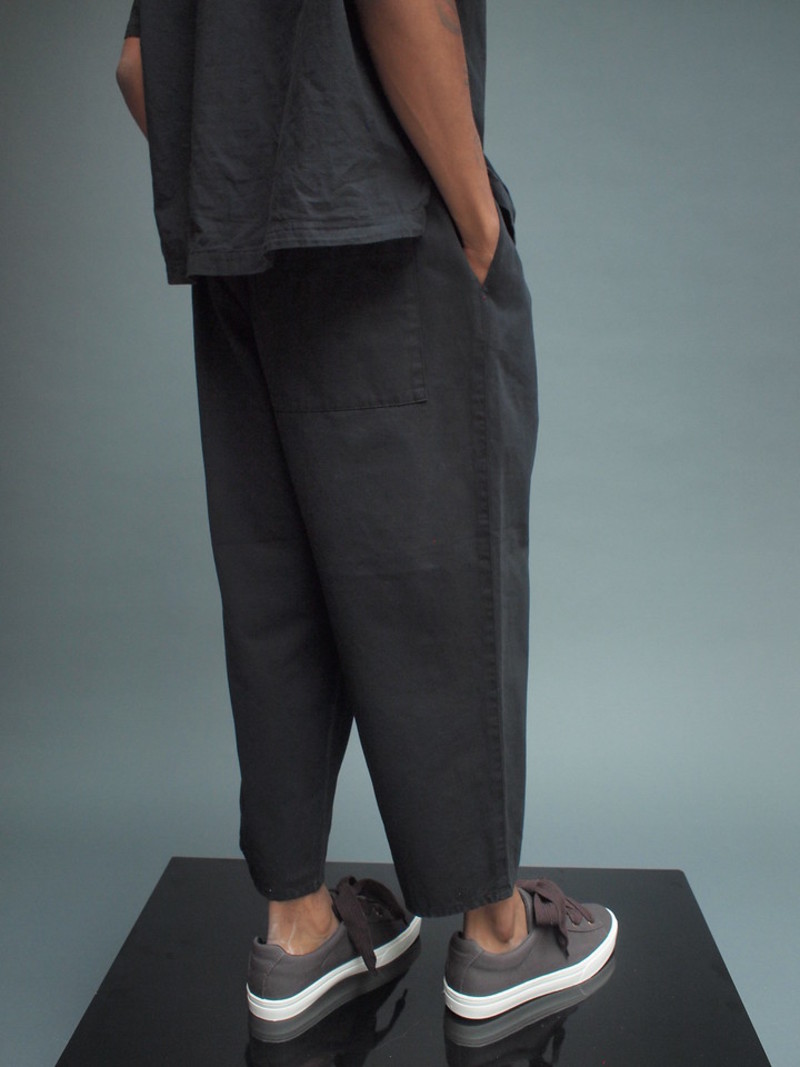 THE WASHED COTTON SIDE POCKET PANT