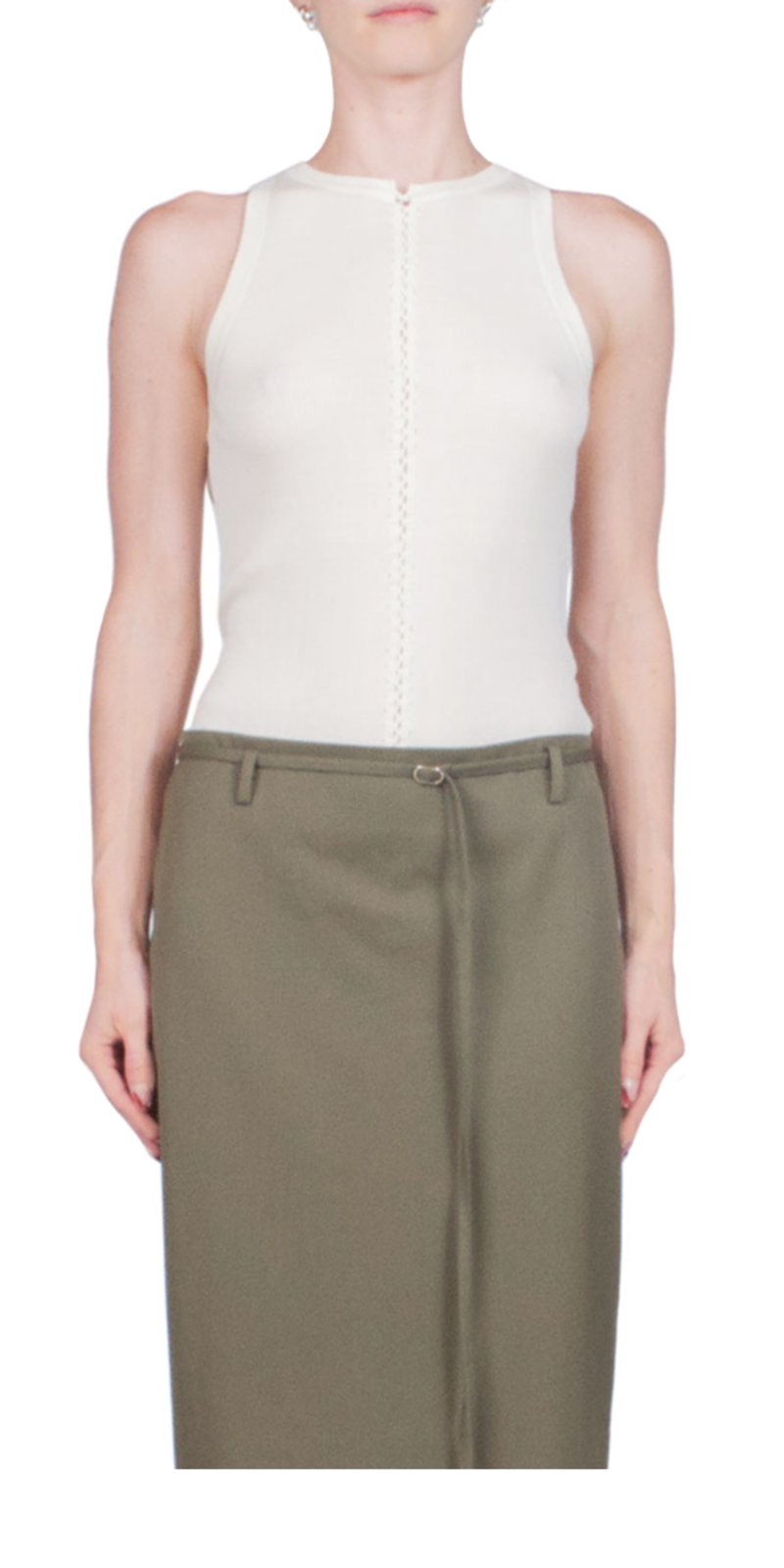 St. Agni Stitch Detail Tank - Ivory St. Agni Stitch Detail Tank - Ivory