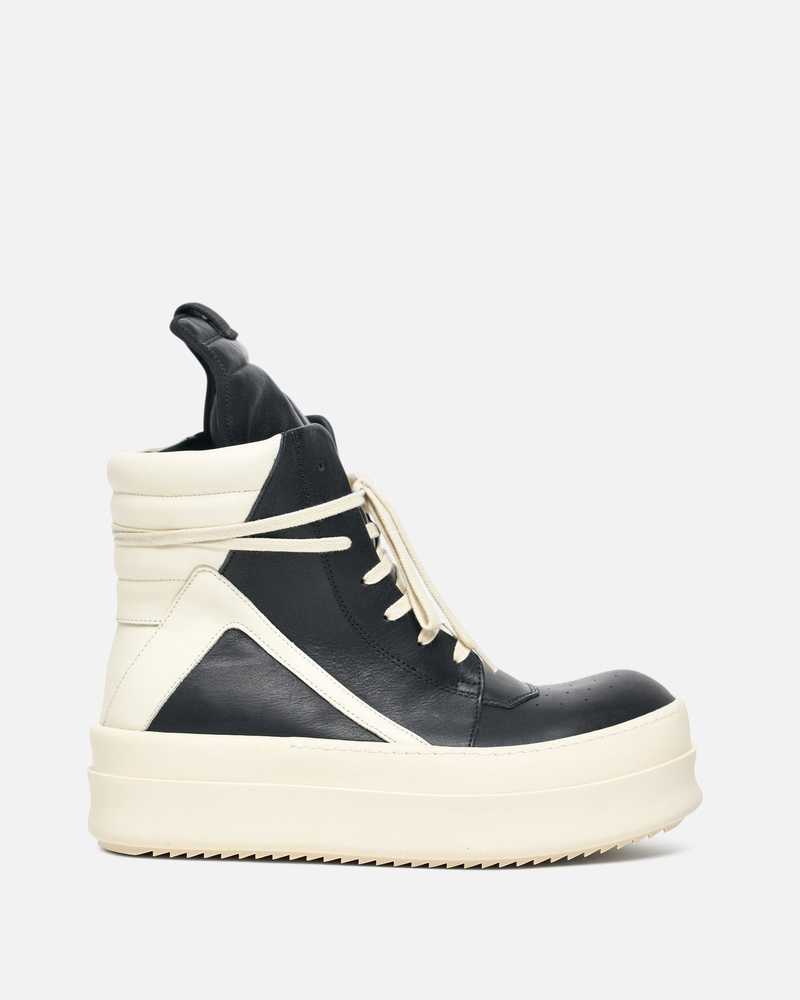 RICK OWENS MEGA BUMPER GEOBASKETブラック　41 Black Mega Bumper Geobasket Sneakers by Rick Owens on Sale