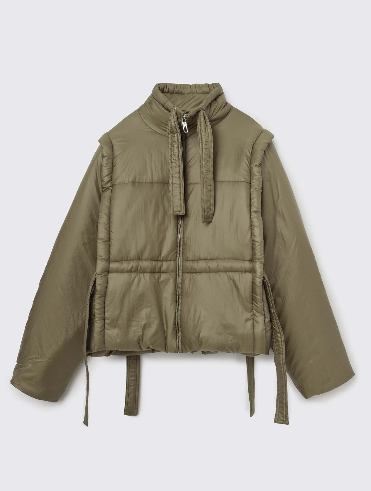 【GANNI】Shiny Quilt Vest Jacket GANNI Women's Shiny Quilt Vest Jacket | $395.00 | Saint Bernard