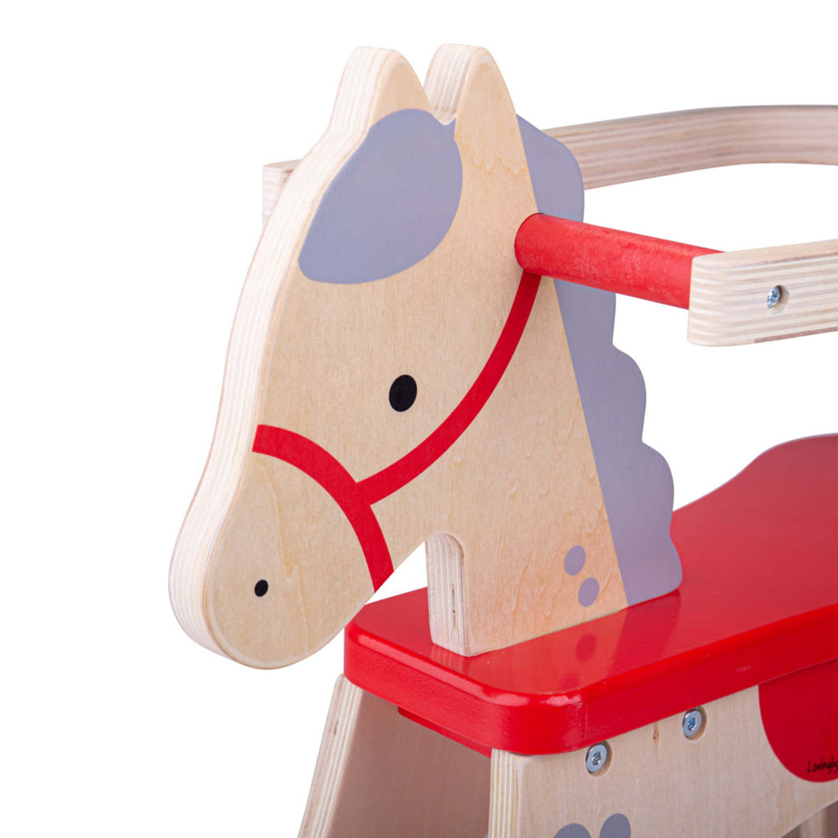 bigjigs toys plush rocking horse