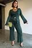 NEVER FULLY DRESSED Sparkle Trousers - Emerald - Thumbnail 2