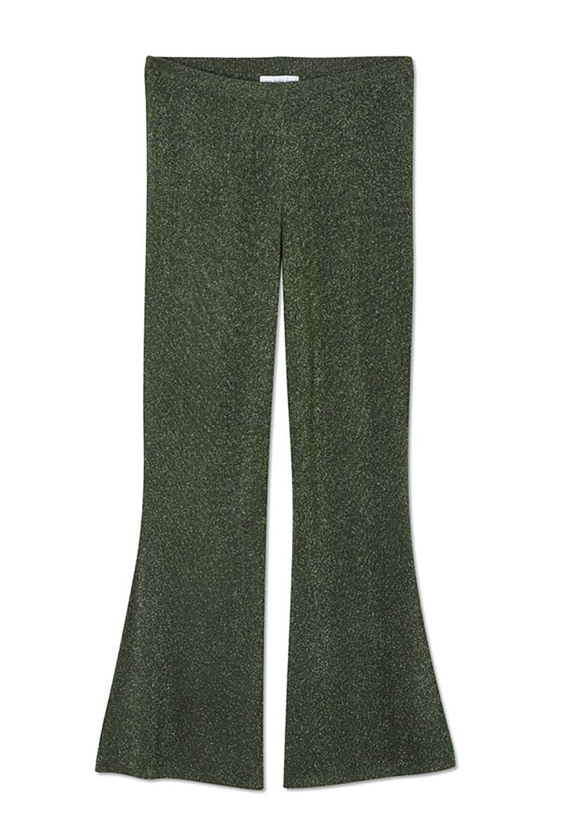 NEVER FULLY DRESSED Sparkle Trousers - Emerald