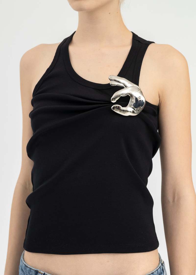 Coperni EMOJI TANK TOP - BLACK | Garmentory
