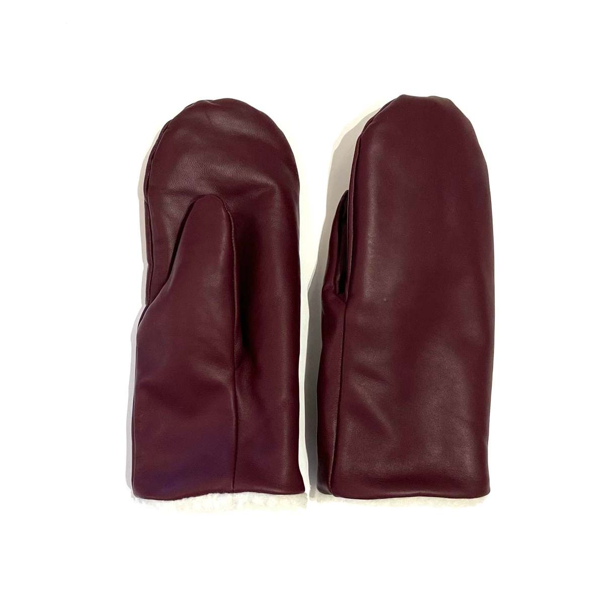 Unisex Milo and Dexter Leather Mittens - Multi - Image 5 of 5