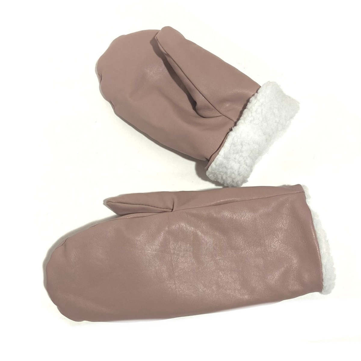 Unisex Milo and Dexter Leather Mittens - Multi - Image 2 of 5