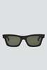 Assembly Acetate Krakow Sunglasses - Black - Thumbnail 1