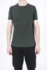 Wings + Horns 1x1 Slub Short-Sleeve Henley Jungle Green - Thumbnail 1