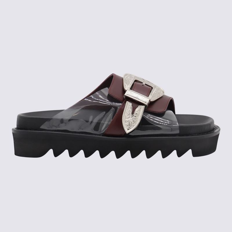 VIP【関税送料無料】希少 TOGA PULLA BURGUNDY LEATHER FLATS TOGA PULLA BURGUNDY LEATHER FLATS | Garmentory