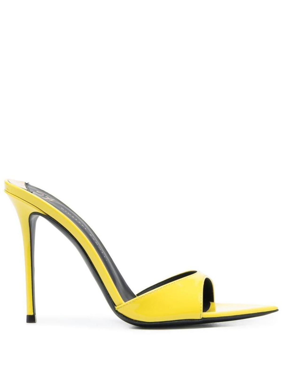 GIUSEPPE ZANOTTI Intriigo patent leather heel mules | Garmentory