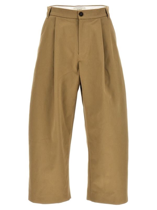 STUDIO NICHOLSON ベージュ volume pants STUDIO NICHOLSON Volume' pants | Garmentory