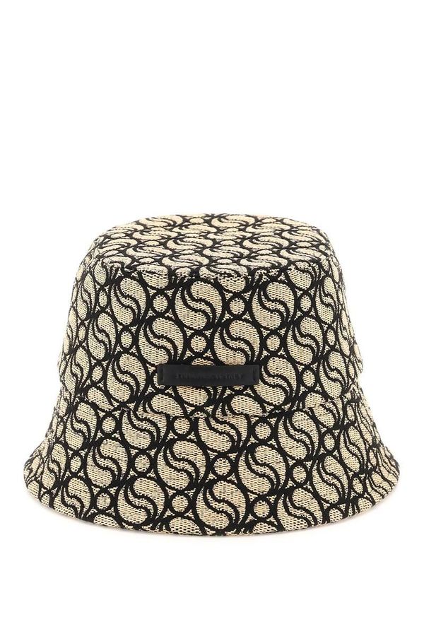 Stella mccartney s-wave woven straw bucket hat | Garmentory display picture 2