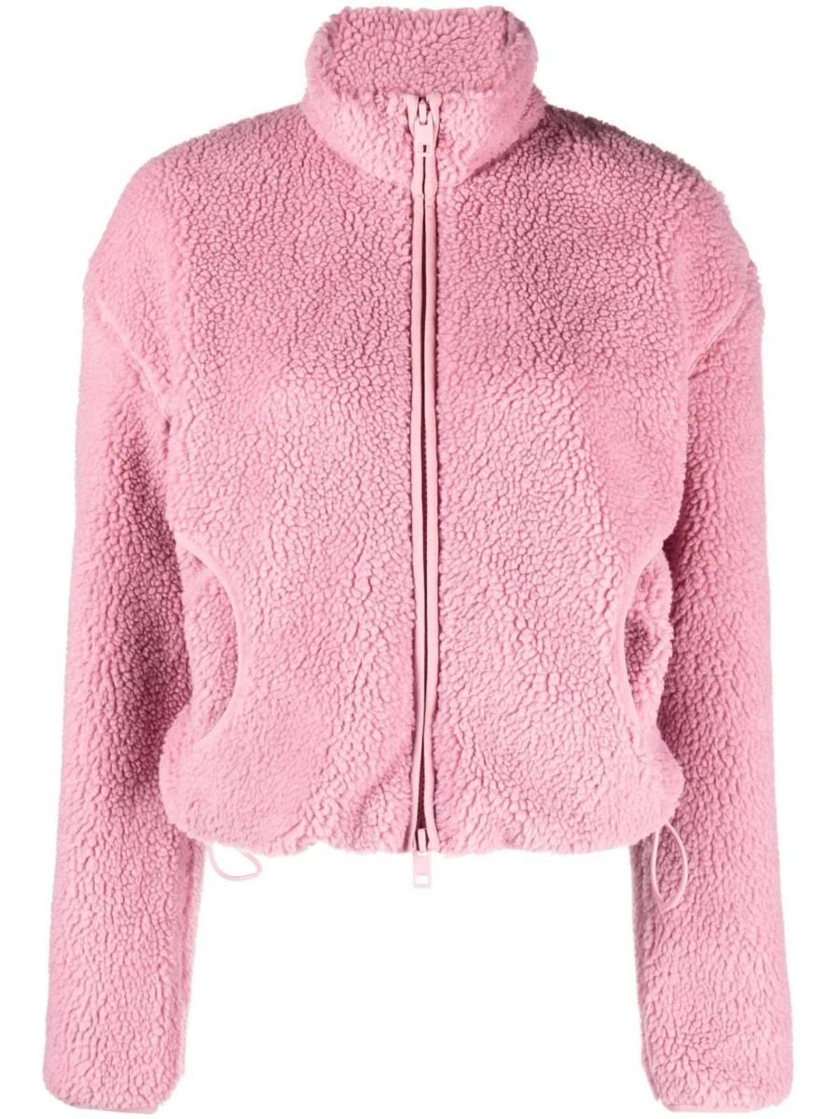 DIESEL F-CHIBI TEDDY JACKET WITH PIPED OVAL D LOGO | Garmentory