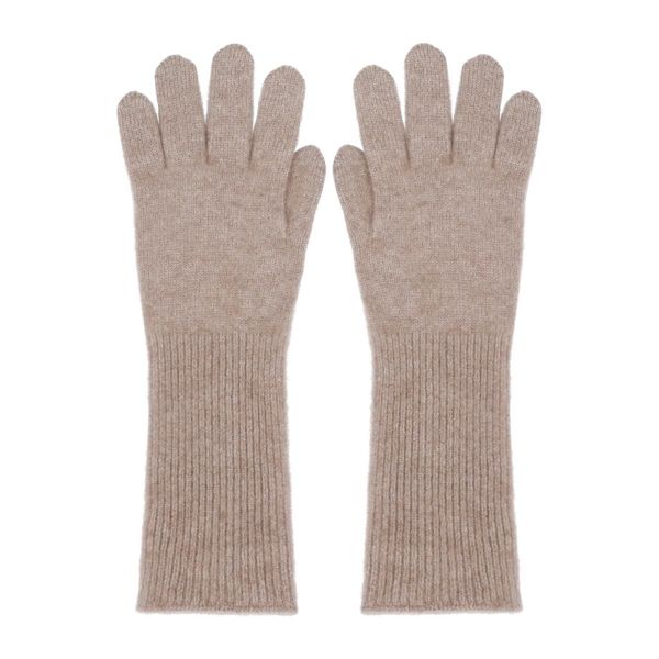 AURALEE BABY CASHMERE KNIT LONG GLOVES | Garmentory