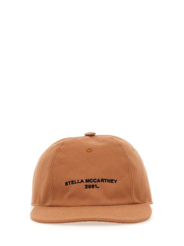 キャップ Stella McCartney FW22 BASEBALL CAP (570194_WP01182310) STELLA MCCARTNEY LOGO BASEBALL CAP WOMEN HAT MADE IN ITALY