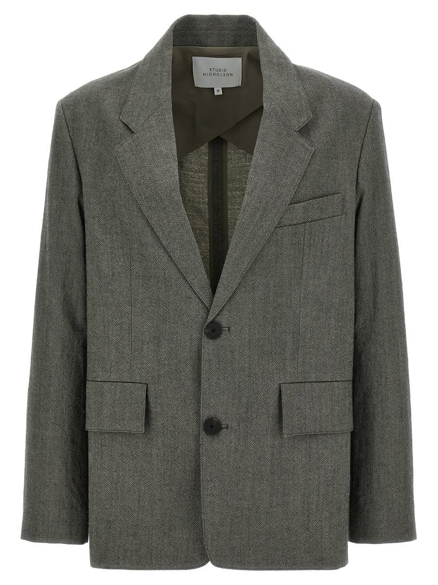 STUDIO NICHOLSON MIZUMI JACKET グレー メンズ STUDIO NICHOLSON MIZUMI JACKET グレー