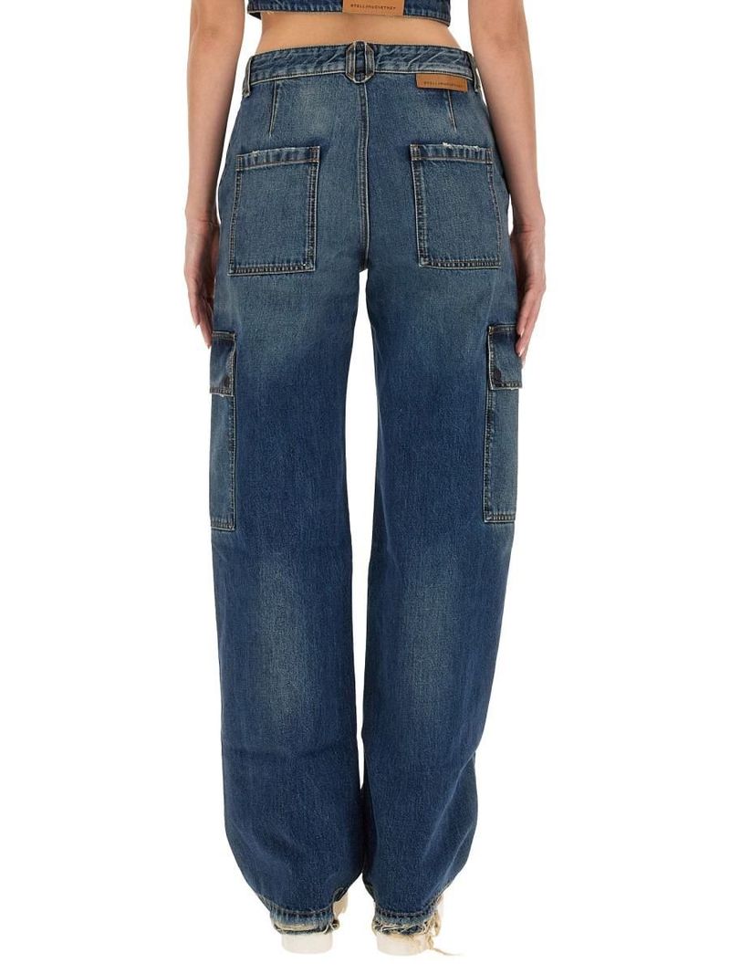 デニム・ジーパン Stella McCartney FW23 CARGO PANTS (6D0182_3SPH334003) Cargo jeans in blue - Stella Mc Cartney | Mytheresa