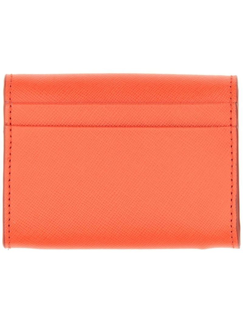 【MARNI】25SS Saffiano Coin Wallet Blue, beige and light blue saffiano leather bi-fold wallet
