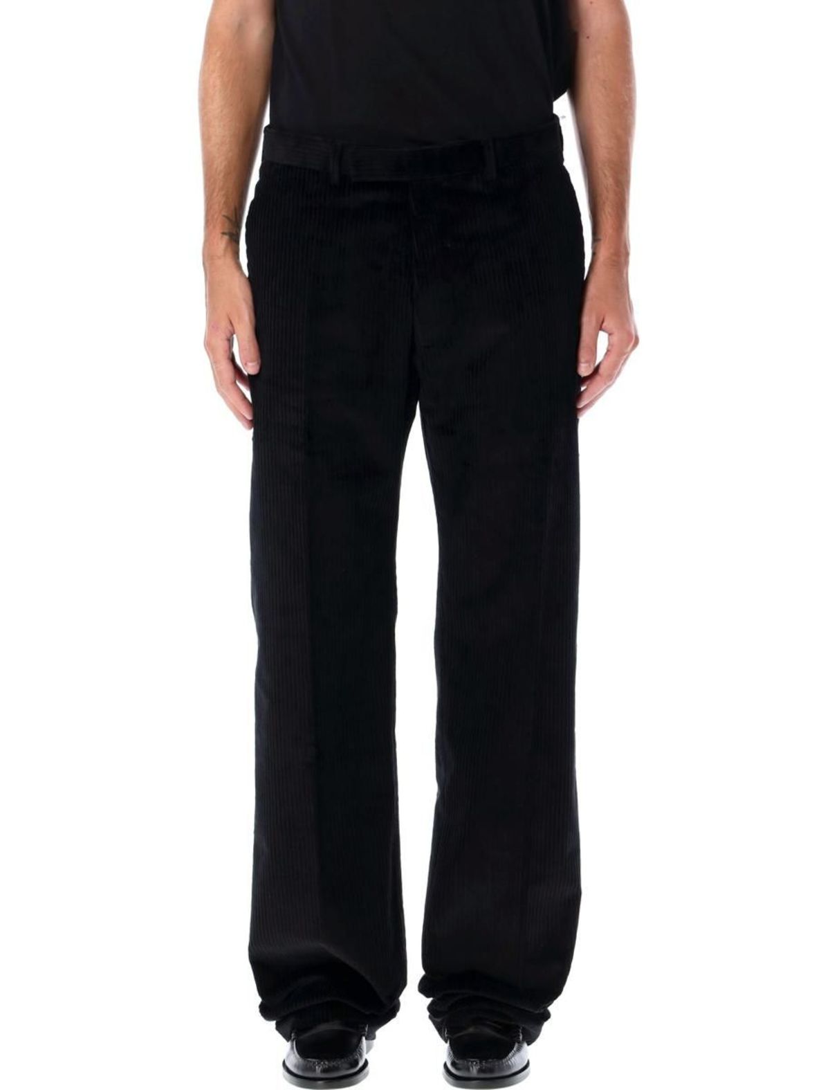 Martine Rose ブラック スリムフィット スラックス MARTINE ROSE Tailored relaxed fit trouser | Garmentory